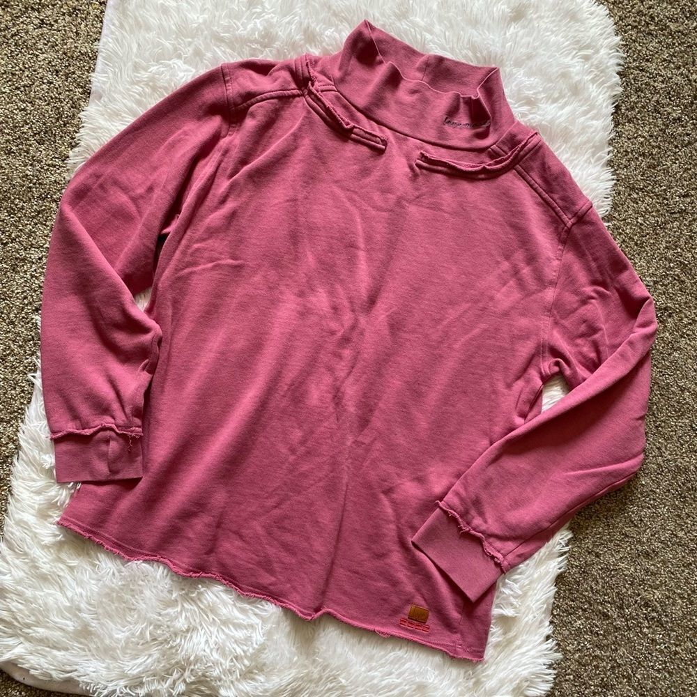 Peace Love World Long Sleeve Love More Sweatshirt Size XXS